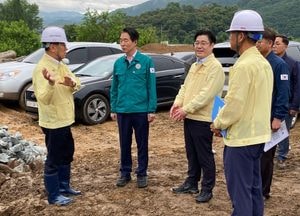 김성호 행정안전부 재난안전관리본부장, 양평 수해복구 현장 방문
