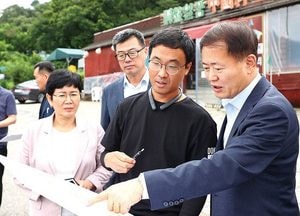 김영수 의왕부시장, 오매기지구 도시개발 현장 등 주요 공약사업장 4곳 점검