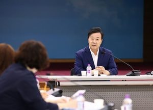 김성제 의왕시장, 백운호수 초중통합학교 설립 학부모 간담회 가져