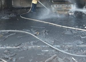 안산 빌라 주차 차량서 불, 인명피해 없어