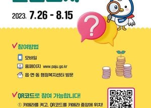 파주시, 내년 예산편성 주민 의견 반영…재정운용 방향·예산 배분 우선 순위 등