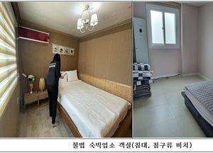 인천시특사경, 휴가철 불법 숙박업소 9곳 적발
