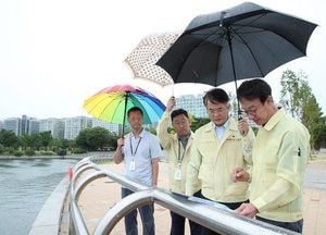 이동환 고양시장, 태풍 ‘카눈’ 대비 긴급 현장 점검 나서