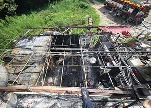 분당 야탑동 음식점서 불, 인명피해 없어