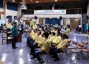 미추홀구의회, 미추홀구 을지훈련장 참가자 격려 방문