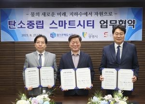 광명시, GH·넥스트레인와 탄소중립 스마트 물순환 도시 MOU 체결