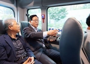 강수현 양주시장, 똑버스 이용 시민과 ‘직접 현장 소통’