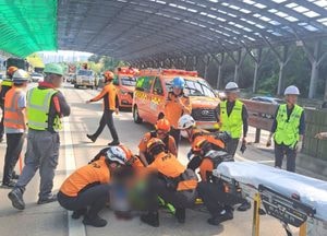 ​​​​​​​의정부 부용터널 지붕 위 작업 40대...채광창 깨져 추락사