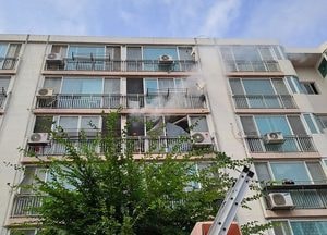 평택 합정동 아파트서 불, 여성 1명 2도 화상