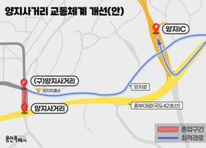 용인시, 고질적 교통난 양지사거리 정체 해소된다...단계별 개선책 마련