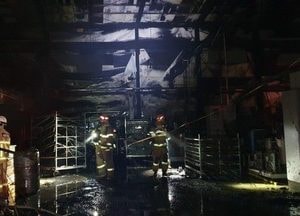 화성 향남 자동차부품 제조공장서 새벽 불, 인명피해 없어
