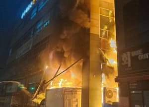 의정부 민락동 요양병원 입주 건물서 불, 인명피해 없어