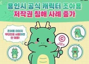 용인특례시, 공식 캐릭터 ‘조아용’ 무단 사용 저작권 침해 법적 대응