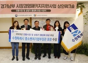 수원시 ‘전통시장·상점가 활성화’  장관상...경기도 지자체중 유일