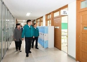 도성훈 인천시교육감, 수능 시험장 최종 준비 상황 점검