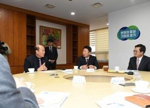 경기북부 5개 시·군 단체장 ‘기회발전특구 지정 공동건의문’ 경기도에 전달
