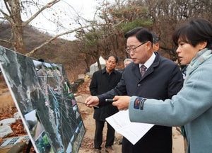 강수현 시장, 시민 의견 ‘자전거도로 조성’ 검토 위한 현장 간부회의 주재