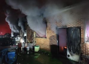 광주 봉현리 공장 내 식당서 불, 인명피해 없어