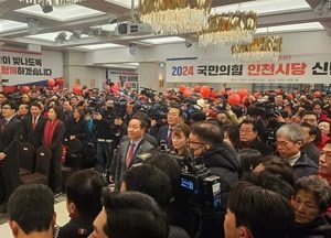 유정복, 한동훈 비대위원장 인천 방문 “환영 열기 대단”