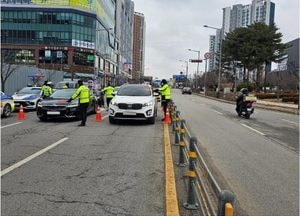 경기북부 설 명절 전 음주운전 단속으로 5명 적발