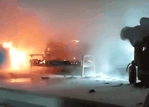 수원 정자동 아파트 경비실서 새벽 불, 신고 13분 만에 진화