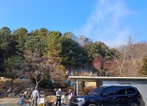화성 매송면 야산서 불, 70대 얼굴과 다리에 화상