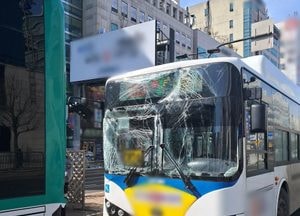 고양 일산서구 버스추돌사고...승객 6명 부상
