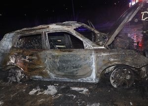 안산 단원구 SUV 차량서 불, 운전자 부상