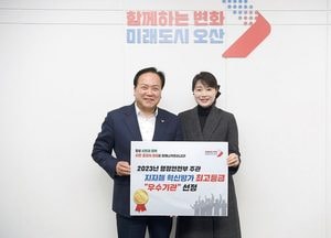 오산시, 행안부 ‘2023년 지방자치단체 혁신평가’ 우수기관 선정