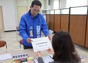 민주당 김포시갑 김주영 의원, 제22대 총선 후보 등록