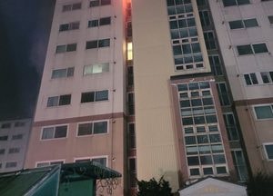 광주 아파트서 새벽 불, 40대 아버지 숨지고, 두 자녀 중상