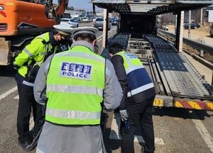 파주署 ‘화물차·이륜차’ 불법행위 엄단...도로 평온 위해 유관기관과 ‘합동단속’