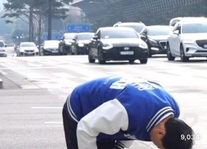 '이광재 90도 폴더인사' 영상 하루도 안돼 40만뷰 돌파 앞둬