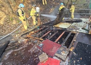 담뱃불이 산불로 번져...남양주 상가 옆 야산서 불