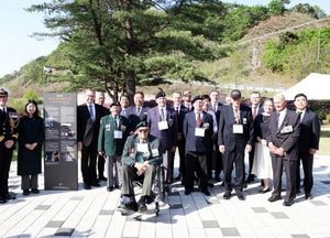 파주시 ‘설마리 임진강전투 추모행사’ 엄수…영국·벨기에·아일랜드 등 참전국 용사 내방