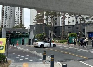 양주 옥정동 아파트단지 '길막' 입주민들 5시간 동안 불편