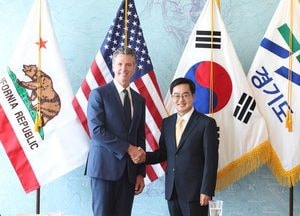 북미 출장 김동연, 캘리포니아주와 협력 약속