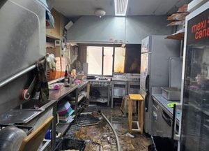 광명 철산동 상가서 불, 인명피해 없이, 37분 만에 진화
