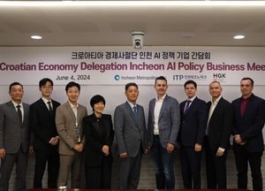 인천 방문한 크로아티아 경제 사절단,  AI 정책·기술 벤치마킹