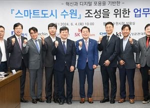 수원시, 5개 기업·2개 대학과 ‘스마트도시 수원 조성’ 업무협약 체결