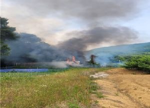 광주 초월읍 가설건축물서 불, 임야 300㎡까지 태워