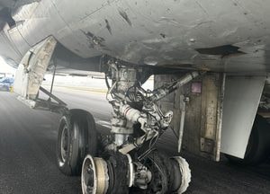인천공항 화물기 착륙 중 타이어 파열...1활주로 운항 중단