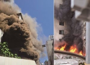 의정부 8층짜리 철거예정 건물서 불…인명피해 없어
