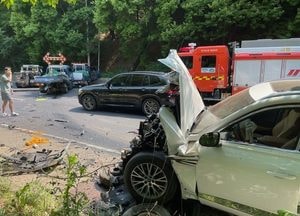 성남, 분당내곡 간 고속화도로서 추돌사고...4명 부상
