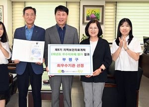 인천 부평구, 지역보건의료계획 전국 ‘최우수’...보건복지부장관 표창 수상