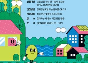 경기도, 고립은둔 청년 200명 대상 전문상담 ‘맞춤형 프로그램 등 지원’ 5일부터 접수