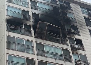 평택 포승읍 아파트서 불, 1명 부상