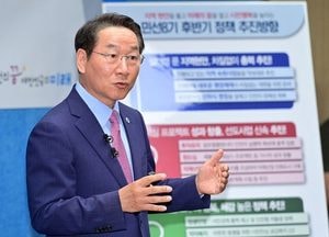 유정복, 당대표 후보들 "정신 차리고 당원·국민의 기대 수준에 맞게 처신해야"