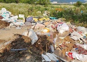 인천 계양테크노밸리 공사 현장 폐기물 방치 ‘심각’