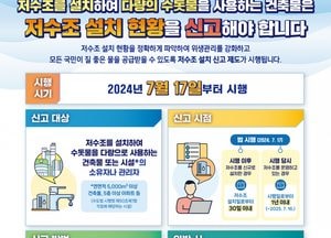 여주시, 수돗물 다량 사용 건축물 ‘저수조 설치신고 의무화’
